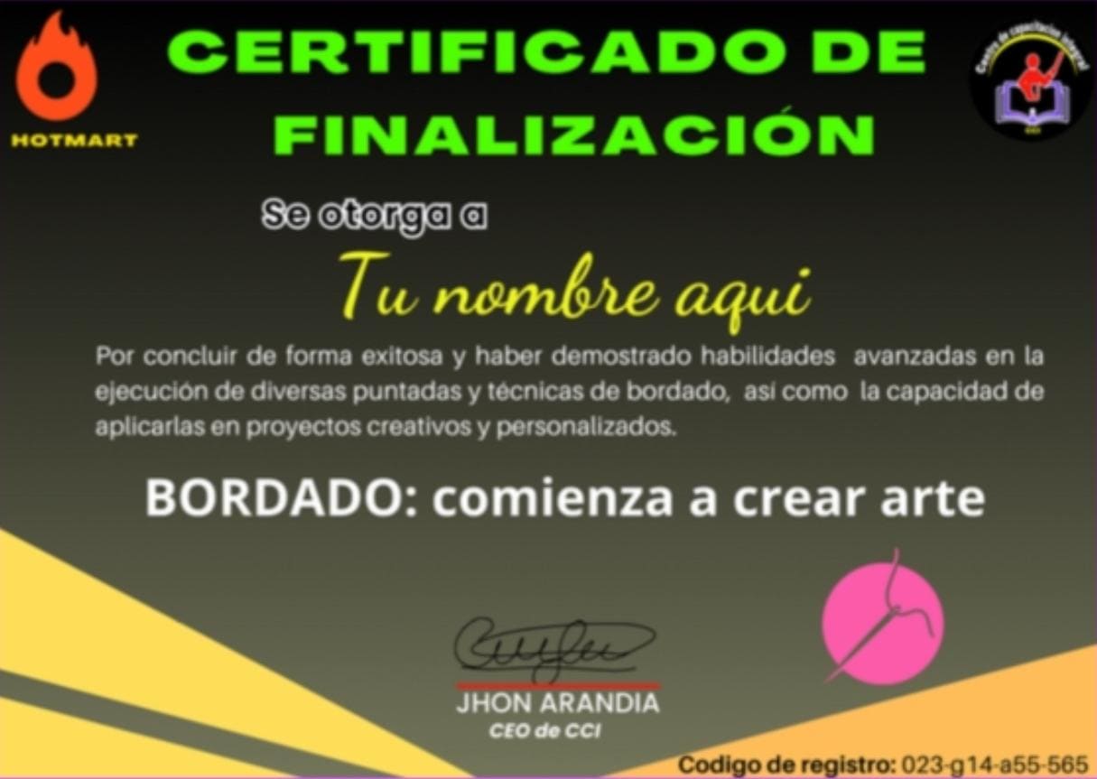certificado liviano